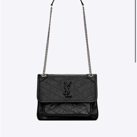 YSL saint Laurent Nikki baby vintage leather black - Picture 8 of 16